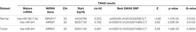 A microRNA Transcriptome-wide Association Study of Prostate Cancer Risk